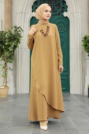  Biscuit Hijab Turkish Dress 34231BS - 1