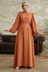 Biscuit Hijab Turkish Dress 5866BS - 2