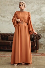  Biscuit Hijab Turkish Dress 5866BS - 1