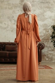  Biscuit Hijab Turkish Dress 5866BS - 3