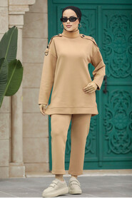  Biscuit Hijab Turkish Dual Suit 7126BS - 2