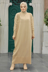  Biscuit Hijab Turkish Mercerized Dress 10137BS - 2