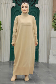  Biscuit Hijab Turkish Mercerized Dress 10137BS - 1