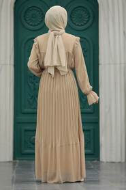  Biscuit Islamic Clothing Dress 51634BS - 3