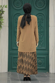  Biscuit Islamic Clothing Dual Suit 41631BS - 3