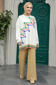  Biscuit Knitwear Women Dual Suit 6398BS - 1