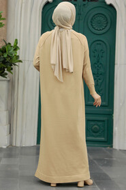  Biscuit Modest Mercerized Dress 10169BS - 3