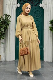  Biscuit Muslim Dress 11015BS - 2
