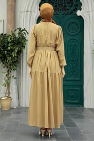  Biscuit Muslim Dress 11015BS - 3