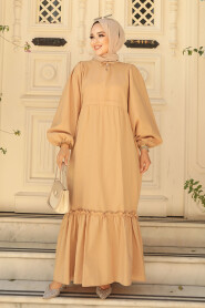  Biscuit Muslim Dress 57341BS - 2