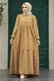  Biscuit Muslim Dress 8959BS - 1
