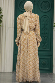  Biscuit Muslim Long Dress Style 279084BS - 3