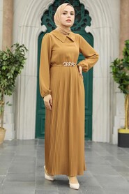  Biscuit Muslim Long Dress Style 34320BS - 1