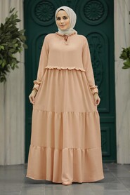  Biscuit Plus Size Dress 5854BS - NEVA STYLE
