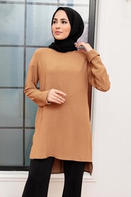 Biscuit Plus Size Tunic 2146BS - NEVA STYLE