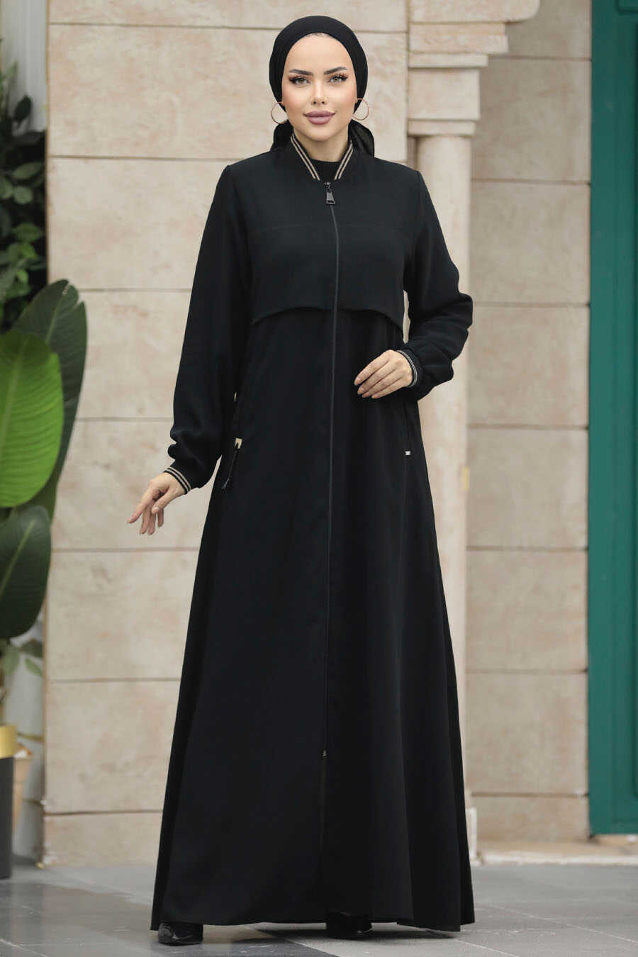  Black Abaya For Women 20075S