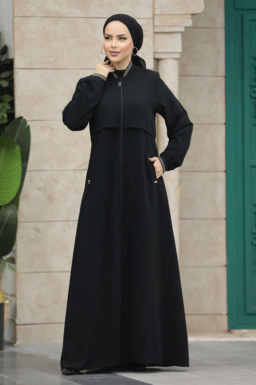  Black Abaya For Women 20075S