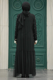  Black Abaya Modest Double Suit 30121S - 3