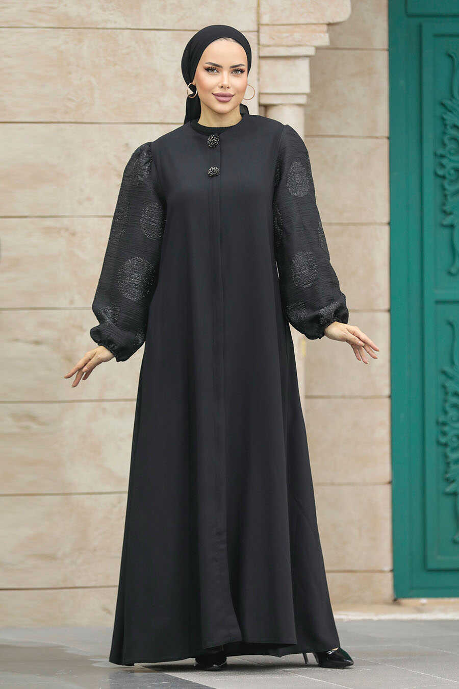  Black Dubai Abaya 20157S 