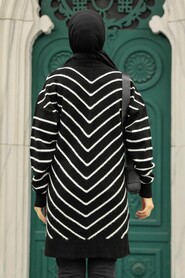  Black High Quality Knitwear Tunic 81861S - 2