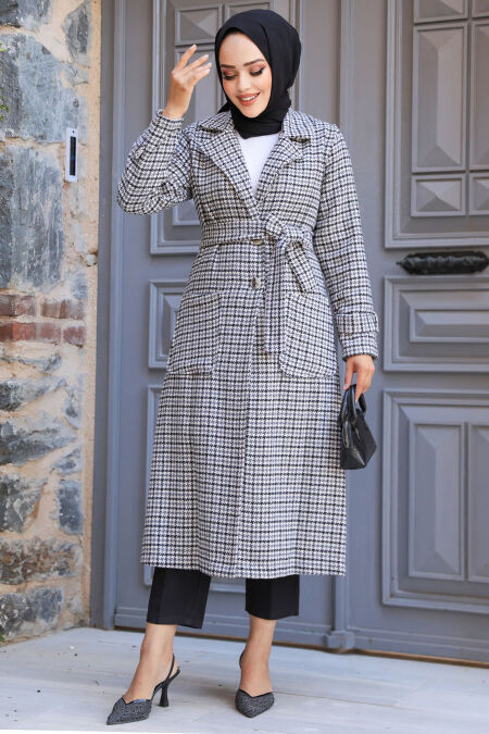  Black High Quality Coat 5956S - NEVA STYLE