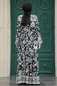 Neva Style - Black High Quality Dress 50006S - Thumbnail