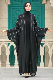  Black Hijab Abaya 39200S - 1