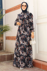  Black Hijab Dress 29710S - 2