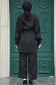  Black Hijab Dual Suit 5899S - 3