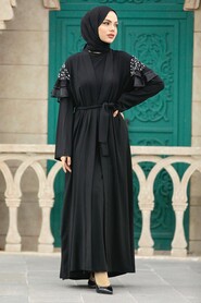  Black Hijab For Women Abaya 388900S - 3