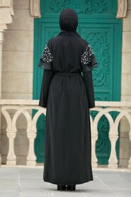  Black Hijab For Women Abaya 388900S - 4
