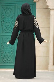  Black Hijab For Women Abaya 90701S - 3