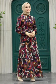  Black Hijab For Women Dress 27936S - 1