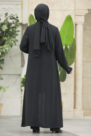  Black Hijab For Women Kimono Triple Suit 80101S - 4