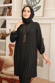  Black Hijab For Women Tunic 40502S - 3