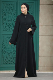  Black Hijab For Women Turkish Abaya 20030S - 2