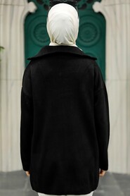  Black Hijab Knitwear Tunic 2690S - 4