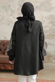  Black Hijab Tunic 11351S - 3