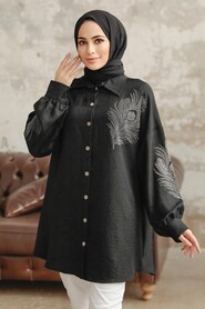  Black Hijab Tunic 11351S - 2