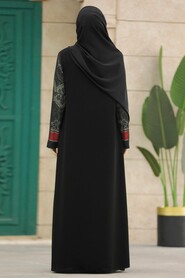  Black Hijab Turkish Abaya 41564S - 3