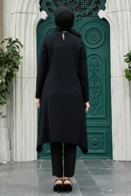  Black Hijab Turkish Tunic 24471S - 3