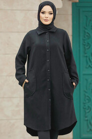  Black Hijab Turkish Tunic 5951S - 3