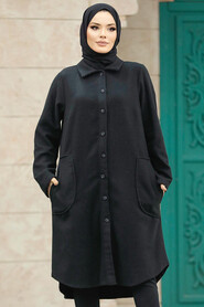  Black Hijab Turkish Tunic 5951S - 1