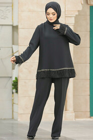  Black Islamic Clothing Dual Suit 40012S - 2