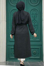  Black Islamic Clothing Tunic 5933S - 3
