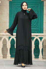  Black Islamic Clothing Turkish Abaya 396000S - 1
