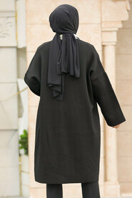  Black Knitwear High Quality Cardigan 20513S - 3