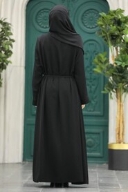  Black Long Abaya 45272S - 3