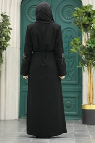  Black Long Abaya 45273S - 3