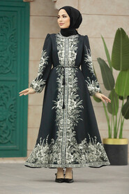  Black Long Dress 23411S - 1